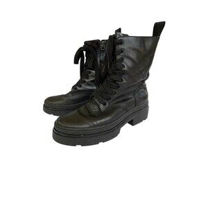 Frye Women's Chloe Combat, Black - 7M FR40185 NWOB